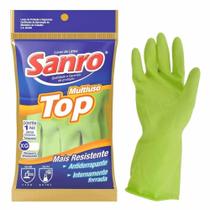 Luva Sanro Antiderrapante Forrada Top Verde Extra G Luva Sanro Antiderrapante Forrada Top Verde Extra G