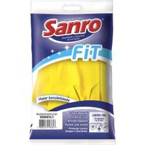 Luva Sanro FIT Amarela Média PAR