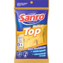 Luva Sanro Forrada Amarela Tam.G Par Luva Sanro Forrada Amarela Tam.G Par