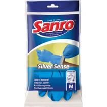 Luva Sanro Latex Silver Sense M Par