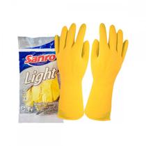 Luva Sanro Light Amarela ,M