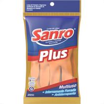 Luva Sanro Plus Forrada LaranjaTam.M Par