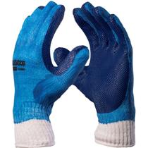 Luva Segurança Gladiador Azul Danny EPI Proteção Mecanica Serviços Gerais CA 8082