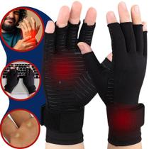 Luva sem Dedo com Compressão para Tendinite, Túnel do Carpo e L.E.R