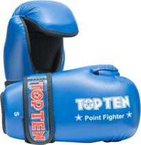 Luva Semi Aberta para Kickboxing Wako aprovado e Taekwondo - Top Ten "Point Fighter"