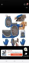 Luva Silicone Azul Premium Removedora & Massageadora de Pelos para Cães e Gatos Luva Silicone Azul Premium Removedora & Massageadora de Pelos para Cães e Gatos