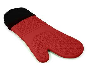 Luva Silicone Line Vermelho com Tecido Goumet Mix