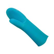 Luva silicone térmica proteção alta temperatura cozinha 500 cor azul Danny