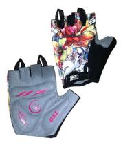 Luva Skin Feminina Meio Dedo Gel - Skin Sport