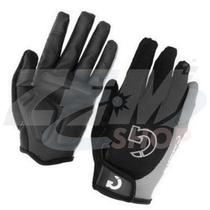 Luva Smoke Gel Dedo fechado Bike Ciclismo Academia Confortável