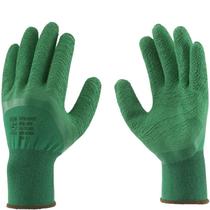 Luva SN 1009 Látex Corrugado Verde Super Safety CA 31895