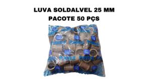 Luva Soldável 25 mm Plastilit pacote com 50 peças