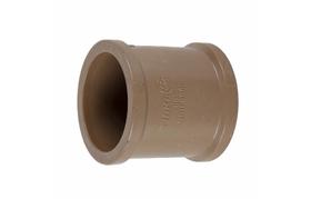 Luva Soldável 85 Mm 3 Polegadas Pvc Marrom Agua Fria