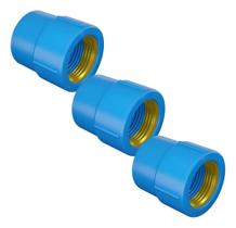 Luva Soldavel Bucha Latao Azul Lr 25mmx1/2" Plastilit Luva Soldavel Bucha Latao Azul Lr 25mmx1/2" Plastilit