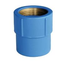 Luva Soldavel C/ Rosca Latão LR Cor: Azul - PLASTILIT