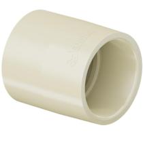 Luva Soldável CPVC Bege Aquatherm Para Condução De Canos Tubo Água Quente Predial De 1" 28mm Tigre