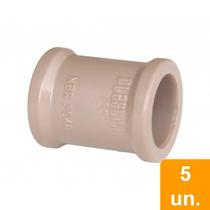 Luva Soldável Plastilit 60mm - Embalagem com 5 Unidades