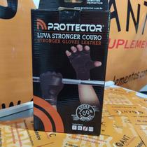 Luva Stronger Couro com munhequeira Luva Stronger Couro com munhequeira