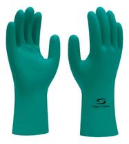 Luva super safety nitrilica green verde ca 33334 tam g