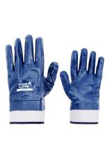 Luva Suporte Textil Banho Nitrílico Punho Lona - Azul - CA: 25116 - REF: VDBNIT - VOLK