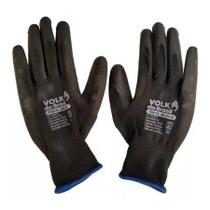 Luva Tátil Volk Nylon Pu Preta Ca 30916 Tamanho EG