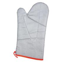 Luva Têrmica De Cano Médio Algodão Poliéster Lisa Azulada De 31cm Secalux