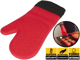 Luva Térmica De Silicone Forrada Forno Fogão Panela Cozinha Mor 008538