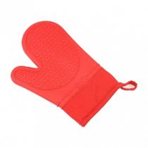 Luva Termica de Silicone Longa Vermelho - Allmix