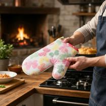 Luva Térmica Extra Longa 60cm para Cozinha e Forno - Alta Proteção