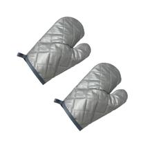 Luva Térmica Forno Fogão Cozinha Quente - 2 Unidades Cinza Térmico