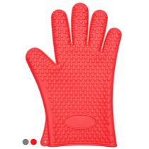 Luva Térmica Para Cozinha Silicone altas temperaturas churrasco resistente multiuso lavável