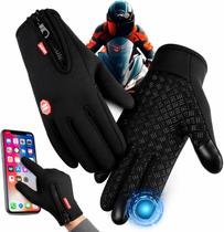 Luva Térmica Resistente à Água Touch Screen Antifrio para Motociclista, Bike e Motoboy com Proteção e Conforto, Preta Luva Térmica Resistente à Água Touch Screen Antifrio para Motociclista, Bike e Motoboy com Proteção e Conforto, Preta