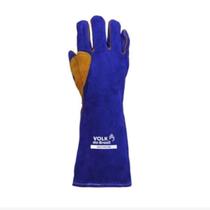 Luva Térmica Soldador em Couro WELD Master 500ºC Volk CA 19894