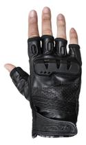 Luva Texx Panther Meio Dedo Preto