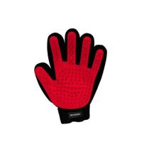 Luva Tira Pelos Destro para Cães e Gatos Vermelha