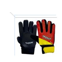 Luva Topper Goleiro Infantil vermelha Luva Topper Goleiro Infantil vermelha