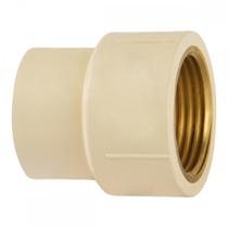 Luva Transicao Agua Quente Super Cpvc Amanco Femea/Femea 22Mmx3/4'' Luva Transicao Agua Quente Super Cpvc Amanco Femea/Femea 22Mmx3/4''