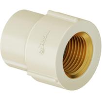 Luva Transição CPVC Bege Aquatherm Para Condução Canos Tubo Água Quente Predial De 1/2" 15mm Tigre