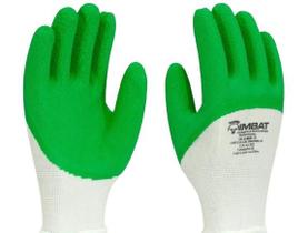 Luva Tricotada com Banho Janela em Látex Verde IMBAT