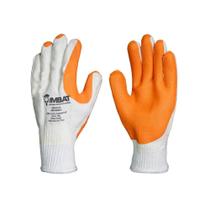Luva Tricotada em Borracha alaranjada Vulcanizado IMBAT