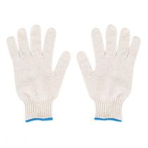 Luva Tricotada Pigmentada Branco Delta - Kit C/12 Unidades