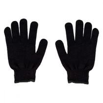 Luva Tricotada Pigmentada Preto Delta ./ Kit Com 12 Unidades