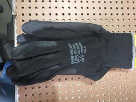 Luva tricotada revestida preta super safety ca 32034