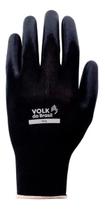 Luva Tricotada Sintetica Palma Revestida Grande Par Volk
