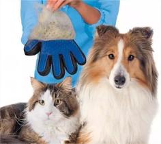 Luva True Touch Nano Magnética Tira Pelos Pets Cães Gatos
