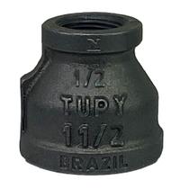 Luva Tupy Redução 1.1/2" x 1/2" NPT Média Pressão Luva Tupy Redução 1.1/2" x 1/2" NPT Média Pressão