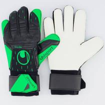 Luva Uhlsport Classic Soft Advanced Preta e Verde Luva Uhlsport Classic Soft Advanced Preta e Verde