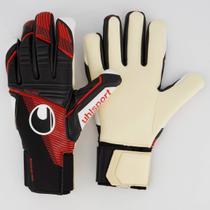 Luva Uhlsport Powerline Absolutgrip Preta e Vermelha