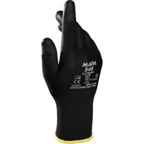 Luva Ultrane Poliamida PU Preta Tamanho 7 - PA54863-7 - MAPA