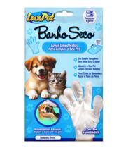 Luva Umedecida Banho Seco para Cães e Gatos 6 Unidades